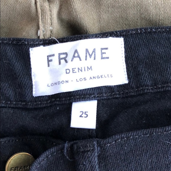 Frame cut off denim shorts - Picture 2 of 8